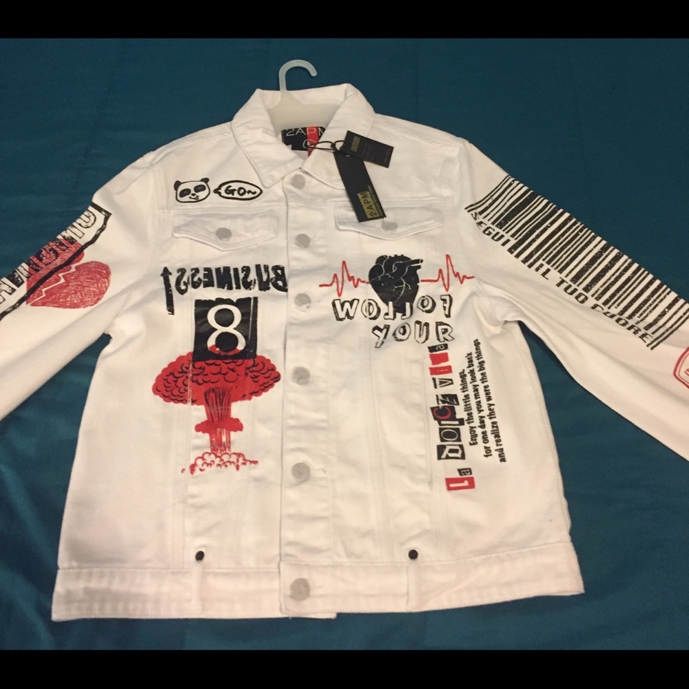 Original (2APM) White jean jacket